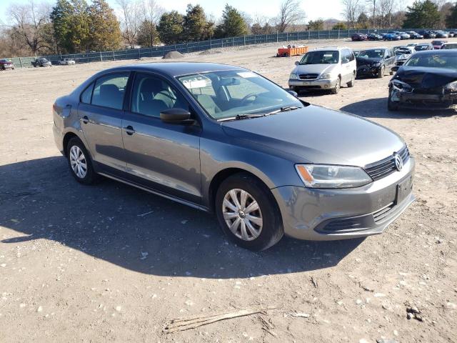 3VW2K7AJXDM391984 - 2013 VOLKSWAGEN JETTA BASE GRAY photo 1