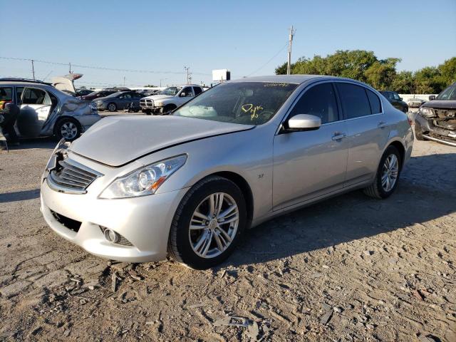 JN1CV6AR0FM650028 - 2015 INFINITI Q40 SILVER photo 2