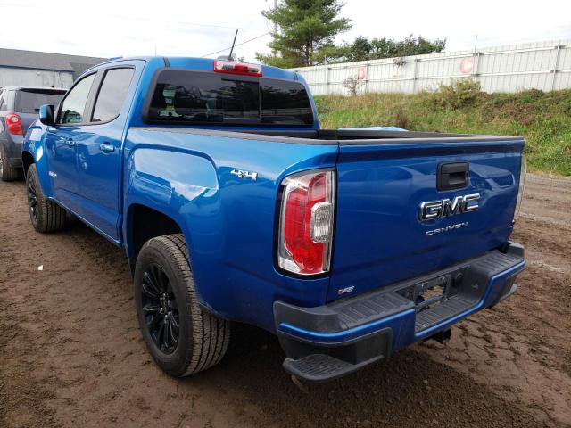 1GTG6CEN1M1280076 - 2021 GMC CANYON ELE BLUE photo 3