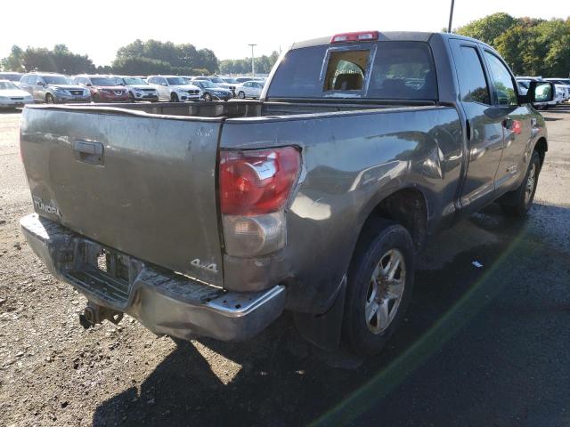 5TFBV541X9X087727 - 2009 TOYOTA TUNDRA DOU GRAY photo 4