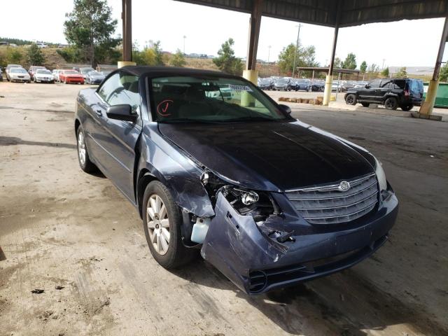 1C3LC45K48N224266 - 2008 CHRYSLER SEBRING BLUE photo 1