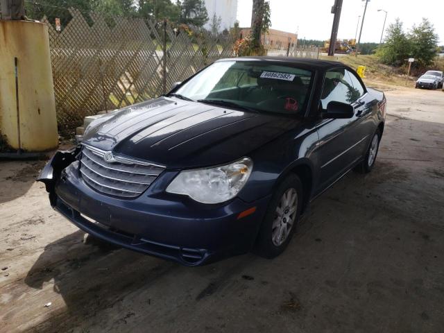 1C3LC45K48N224266 - 2008 CHRYSLER SEBRING BLUE photo 2