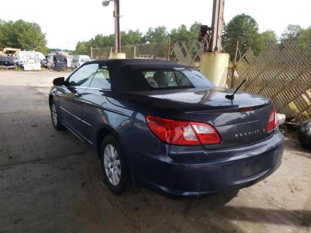 1C3LC45K48N224266 - 2008 CHRYSLER SEBRING BLUE photo 3