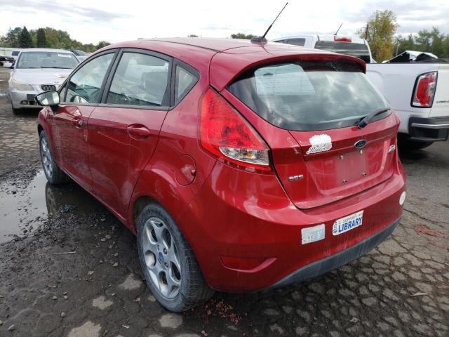 3FADP4FJ6BM114417 - 2011 FORD FIESTA SES RED photo 3