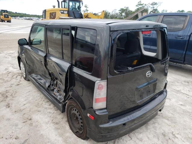 JTLKT324864127232 - 2006 TOYOTA SCION XB შავი ფოტო 3