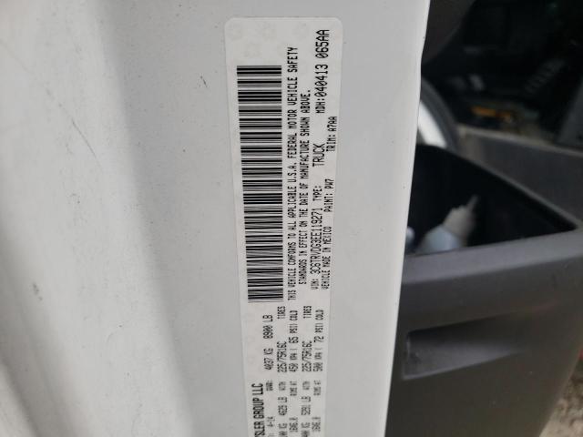 3C6TRVDG3EE119271 - 2014 RAM PROMASTER 白色 照片 10