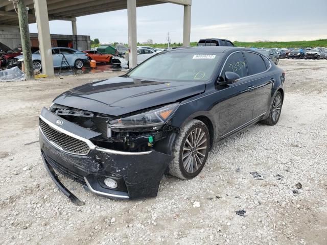 KNALB4J17H5066255 - 2017 KIA CADENZA PR BLUE photo 2