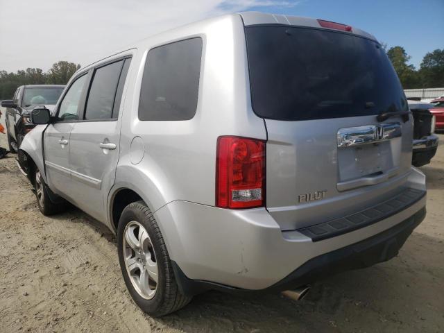 5FNYF3H74DB009103 - 2013 HONDA PILOT EXLN SILVER photo 3