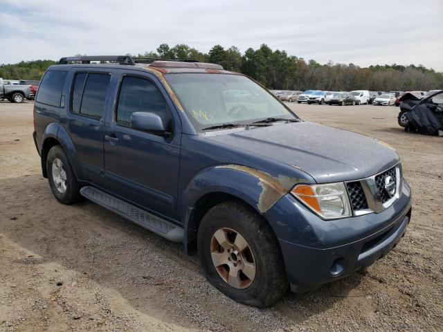 5N1AR18U26C678629 - 2006 NISSAN PATHFINDER BLUE photo 1