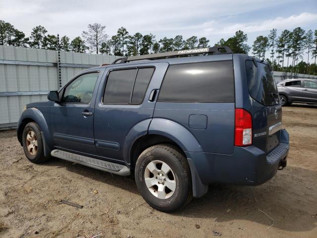 5N1AR18U26C678629 - 2006 NISSAN PATHFINDER BLUE photo 3