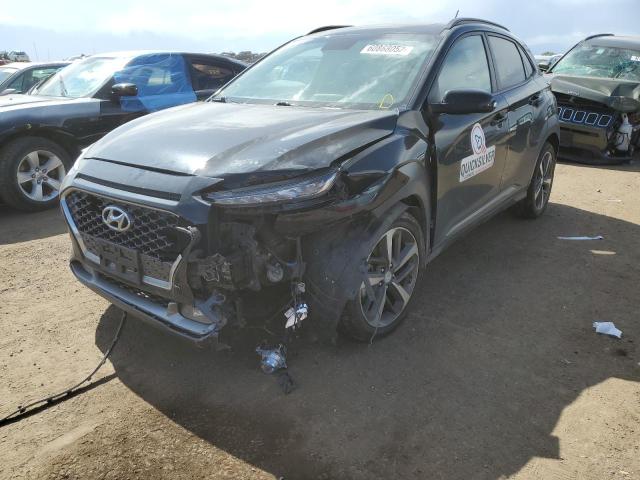 KM8K3CA55JU165124 - 2018 HYUNDAI KONA BLACK photo 2