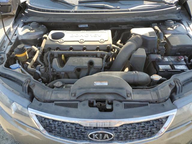 KNAFU4A29C5486415 - 2012 KIA FORTE EX GRAY photo 7