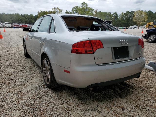 WAUDF78E07A181093 - 2007 AUDI A4 2.0T QU SILVER photo 3