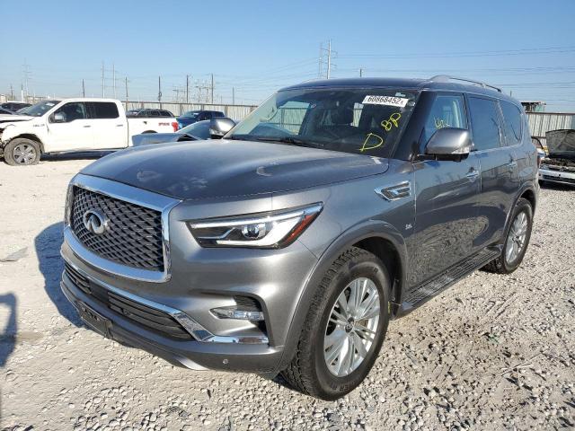 JN8AZ2NF4K9681110 - 2019 INFINITI QX80 LUXE GRAY photo 2