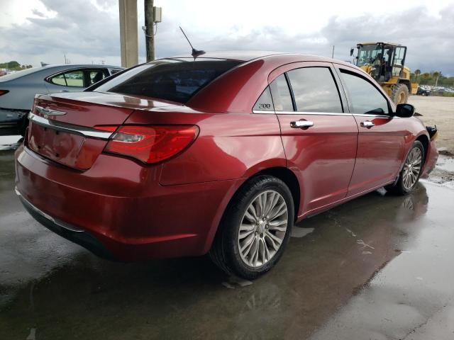 1C3CCBCG7CN326981 - 2012 CHRYSLER 200 BURGUNDY photo 4