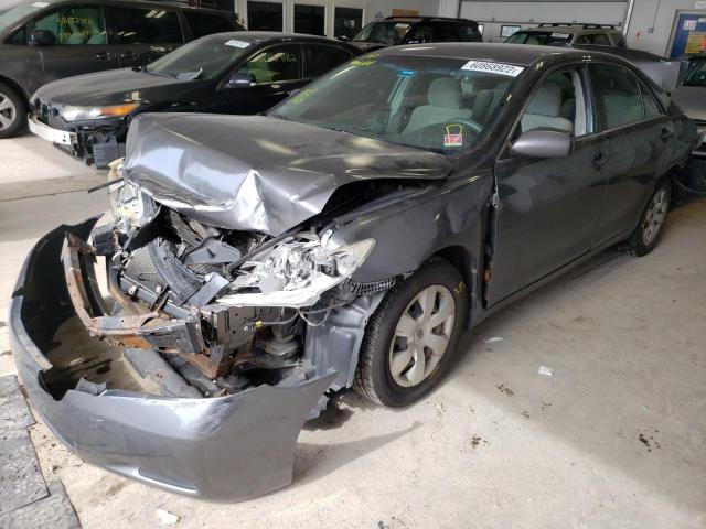 4T1BE46K98U776881 - 2008 TOYOTA CAMRY CE/L GRAY photo 2