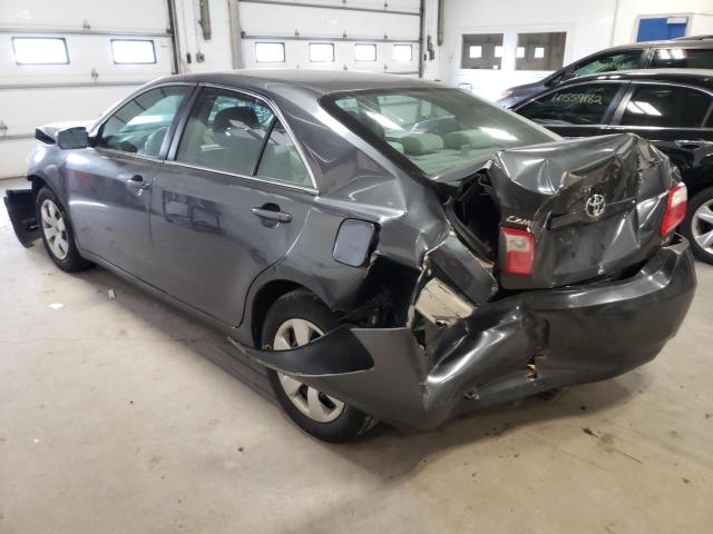 4T1BE46K98U776881 - 2008 TOYOTA CAMRY CE/L GRAY photo 3