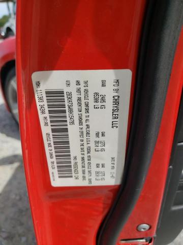 2B3KA73W08H154795 - 2008 DODGE CHARGER SR RED photo 10