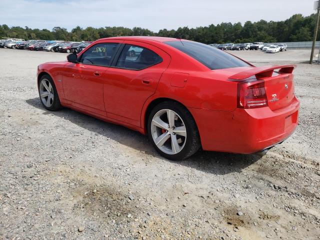 2B3KA73W08H154795 - 2008 DODGE CHARGER SR RED photo 3