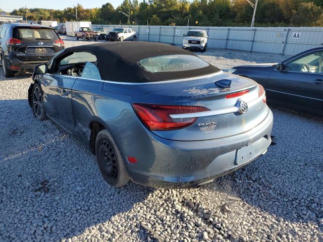 W04WV3N52GG038598 - 2016 BUICK CASCADA 1S BLUE photo 3