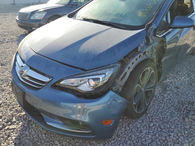 W04WV3N52GG038598 - 2016 BUICK CASCADA 1S BLUE photo 9