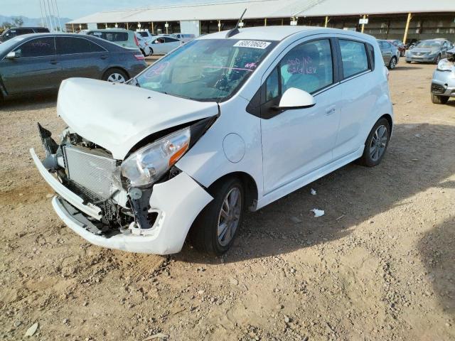 KL8CK6S02FC735165 - 2015 CHEVROLET SPARK EV 1 WHITE photo 2