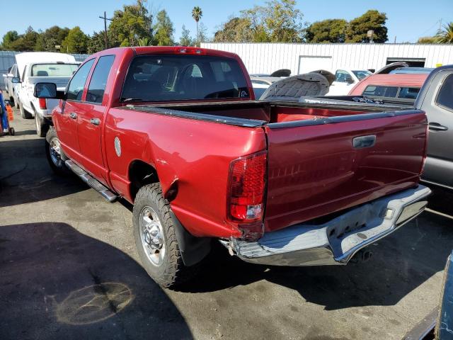 3D7KR28A58G105749 - 2008 DODGE RAM 2500 S RED photo 3