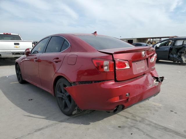 JTHBF5C22C5167063 - 2012 LEXUS IS 250 RED photo 3