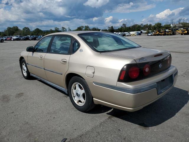 2G1WF52E649248692 - 2004 CHEVROLET IMPALA TAN photo 3