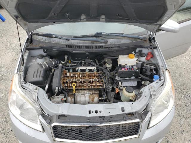 KL1TD6DE8AB128641 - 2010 CHEVROLET AVEO LS SILVER photo 7