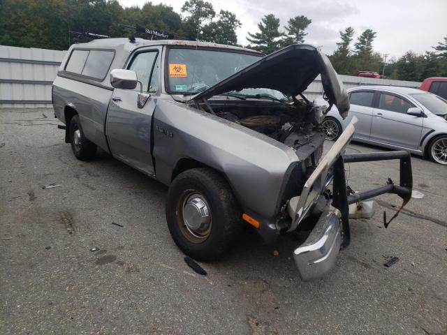 1B7HE16Y9MS367481 - 1991 DODGE D-SERIES D GRAY photo 1