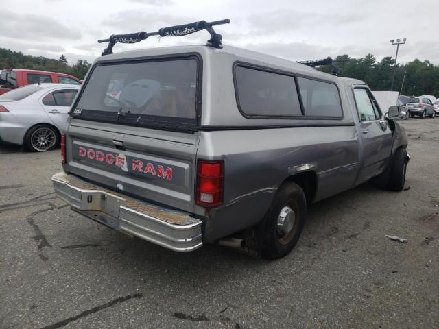 1B7HE16Y9MS367481 - 1991 DODGE D-SERIES D GRAY photo 4