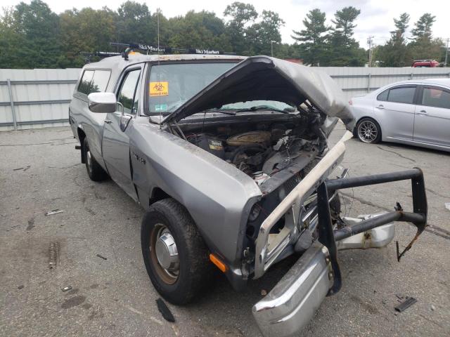 1B7HE16Y9MS367481 - 1991 DODGE D-SERIES D GRAY photo 9