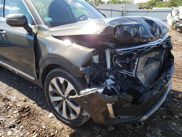 5XYP3DHC4LG059451 - 2020 KIA TELLURIDE BROWN photo 9