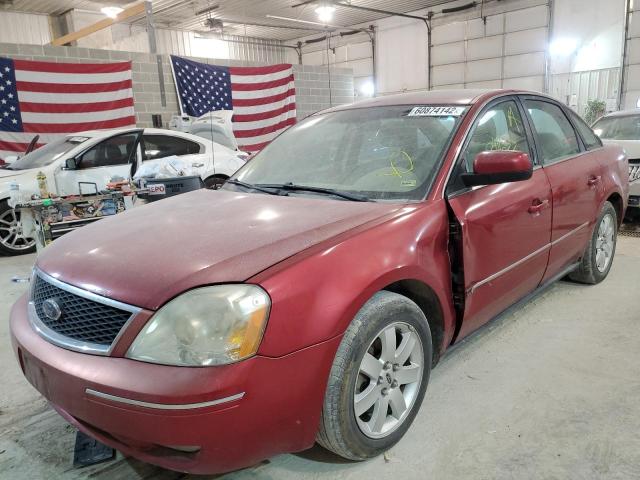 1FAHP24196G105316 - 2006 FORD FIVE HUNDR RED photo 2