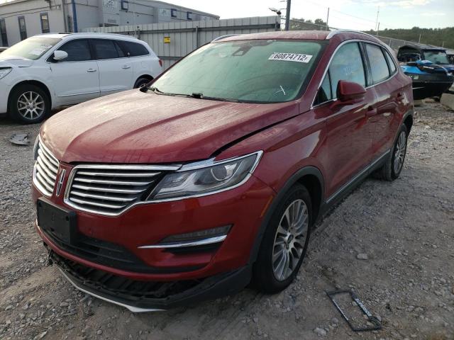 5LMCJ3C90HUL13102 - 2017 LINCOLN MKC RESERV MAROON photo 2