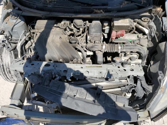 3N1CN7AP1EL851014 - 2014 NISSAN VERSA S/S GRAY photo 7