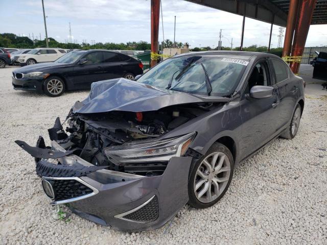 19UDE2F37LA006913 - 2020 ACURA ILX ნაცრისფერი ფოტო 2