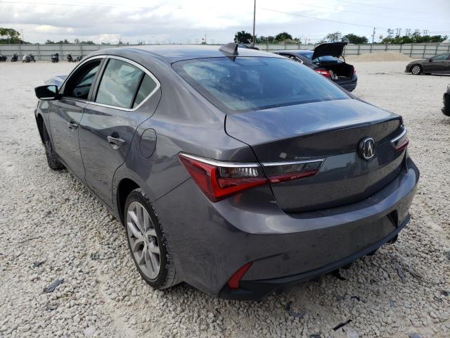 19UDE2F37LA006913 - 2020 ACURA ILX ნაცრისფერი ფოტო 3