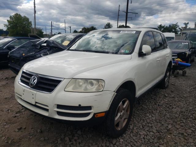 WVGBC77L74D081694 - 2004 VOLKSWAGEN TOUAREG 3. WHITE photo 2