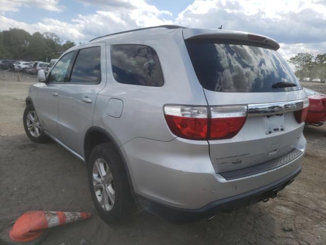 1C4SDJDT9CC252307 - 2012 DODGE DURANGO CR SILVER photo 3