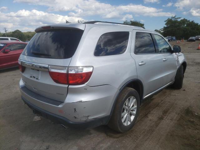 1C4SDJDT9CC252307 - 2012 DODGE DURANGO CR SILVER photo 4