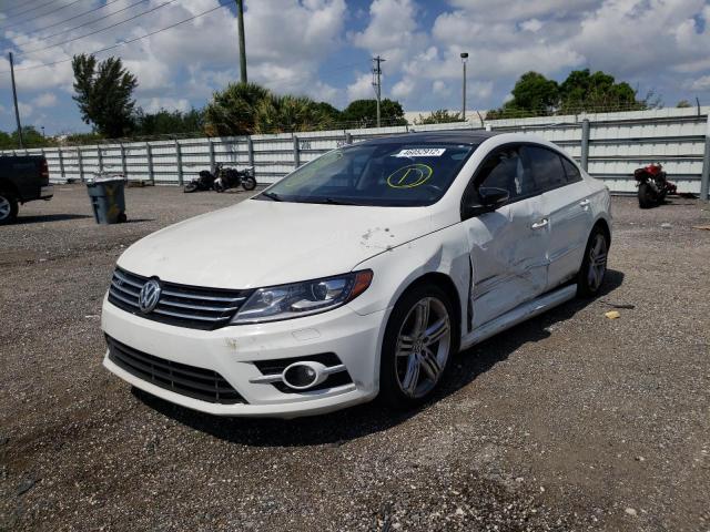 WVWFP7AN4HE502534 - 2017 VOLKSWAGEN CC R-LINE WHITE photo 2