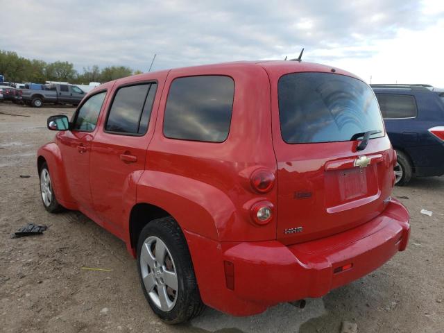3GNCA13B49S634633 - 2009 CHEVROLET HHR LS RED photo 3
