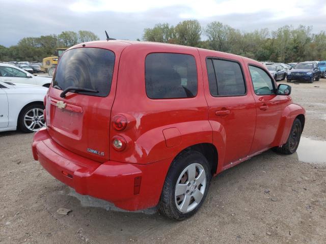 3GNCA13B49S634633 - 2009 CHEVROLET HHR LS RED photo 4