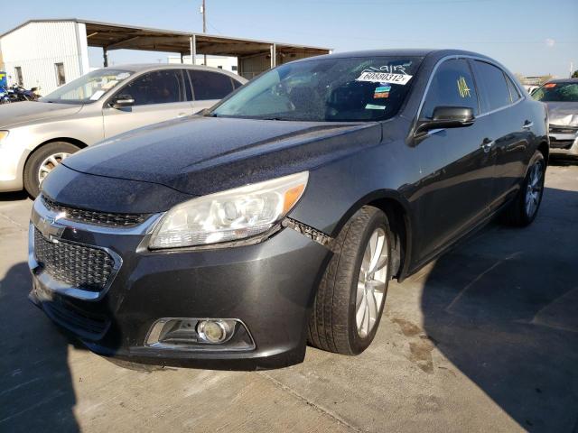1G11H5SL3EF261508 - 2014 CHEVROLET MALIBU LTZ ნაცრისფერი ფოტო 2
