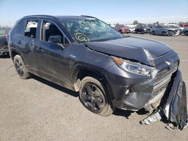 4T3E6RFV7MU009615 - 2021 TOYOTA RAV4 XSE GRAY photo 1