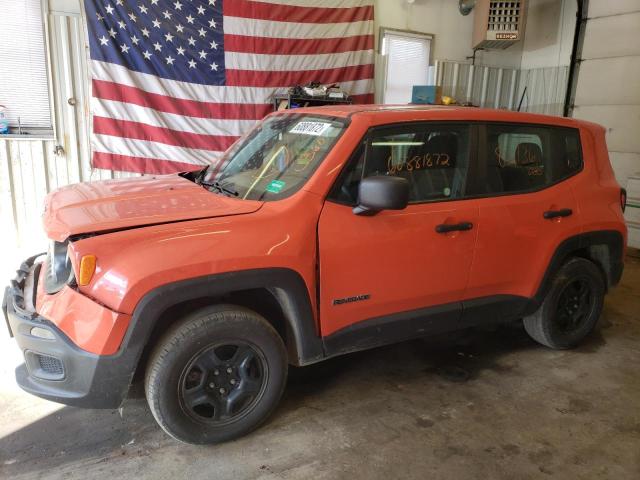 ZACCJBAB1JPJ06164 - 2018 JEEP RENEGADE S ORANGE photo 2