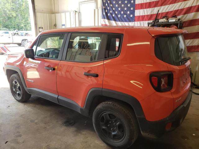 ZACCJBAB1JPJ06164 - 2018 JEEP RENEGADE S ORANGE photo 3