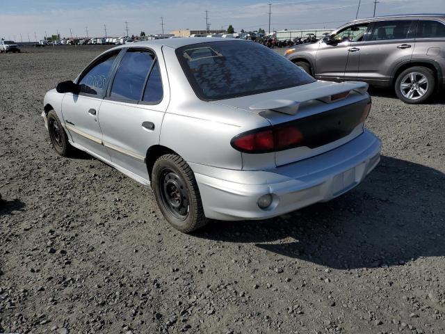 1G2JB524817199372 - 2001 PONTIAC SUNFIRE SE GRAY photo 3